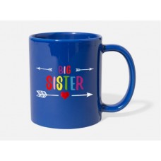 Big Sister Siblings Sister Love Royal Blue Mugs